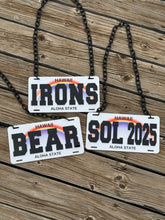 License Plate Lei