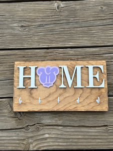 Crown Flower Home Key Holder