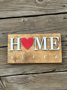 Heart Home Key holder